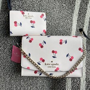 Kate Spade Carson Convertible Crossbody & Kate Spade Staci Medium Compact Bifold